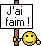 j\'ai faim